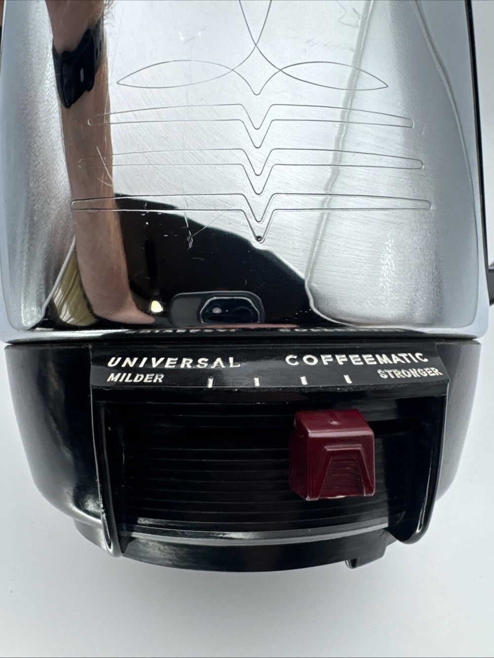 Universal Coffee Maker Silver Coffeematic 4580 Electric Percolator Chrome - Picture 3 of 15